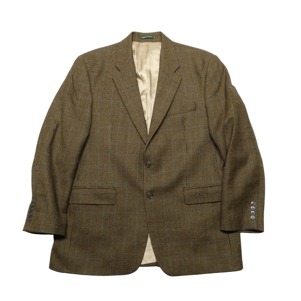 Marshall Field's Blazer Mens 42R Brown Plaid Wool Tweed Sport Coat Jacket Canada
